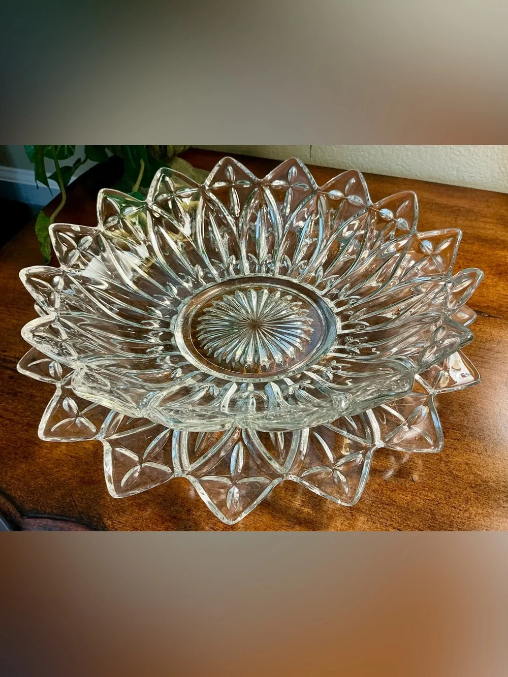 Vintage Federal Glass Bowl and Dish Set